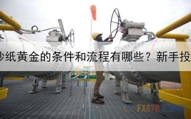  炒纸黄金的条件和流程有哪些？新手投资开户看过来